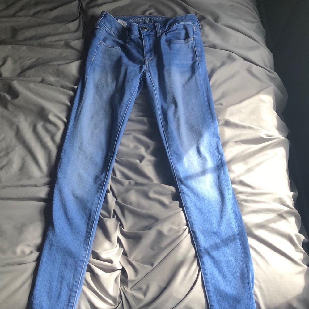 American Eagle Light Blue Skinny Jeans